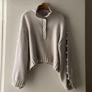 Sweater heavy weighted
